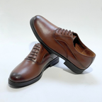 CHaussures pour costumme LANDON en Cuir MARRON REF 078