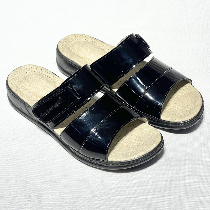 Sandale medicale Confort pour femme V032 couleur NOIR