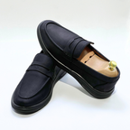 Mocassin Volzaro Ultras Confortable 100% CUIR nubuck NOIR REF 643
