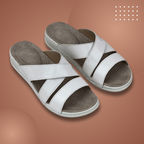 Sandale medicale Confort pour femme V030 couleur BLANC