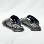SANDALE MEDICAL EN CUIR 100% NOIR REF 218
