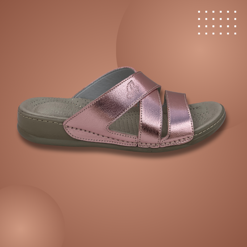 Sandale medicale Confort pour femme M030 couleur ROSE