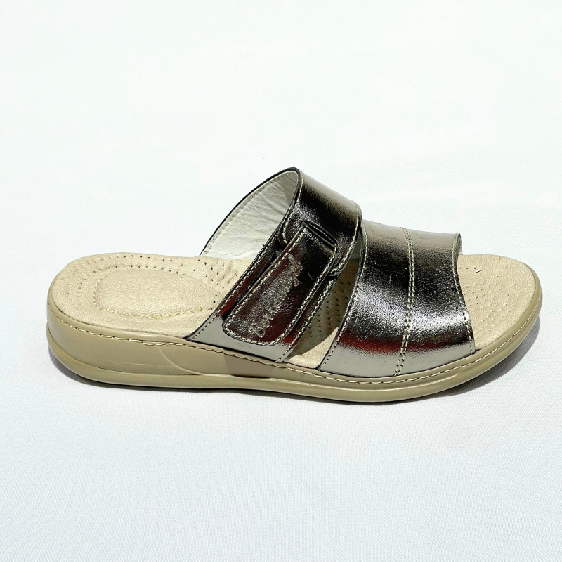 Sandale medicale Confort pour femme M032 couleur NICKEL