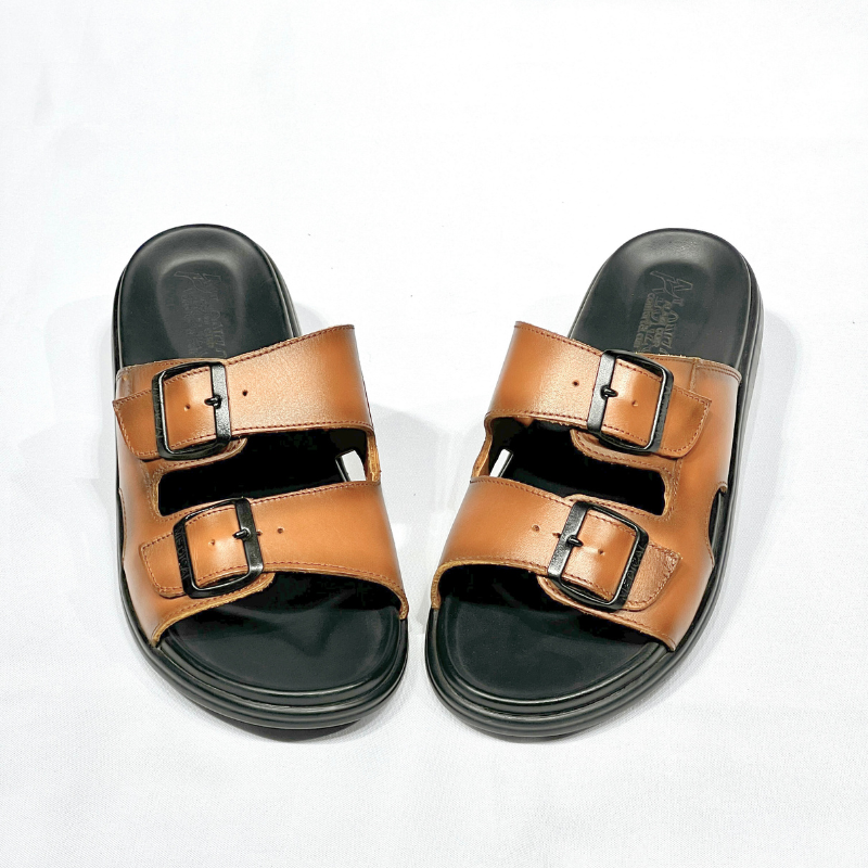 Léger – Sandales Hommes Médical 100% Cuir TABA REF 211