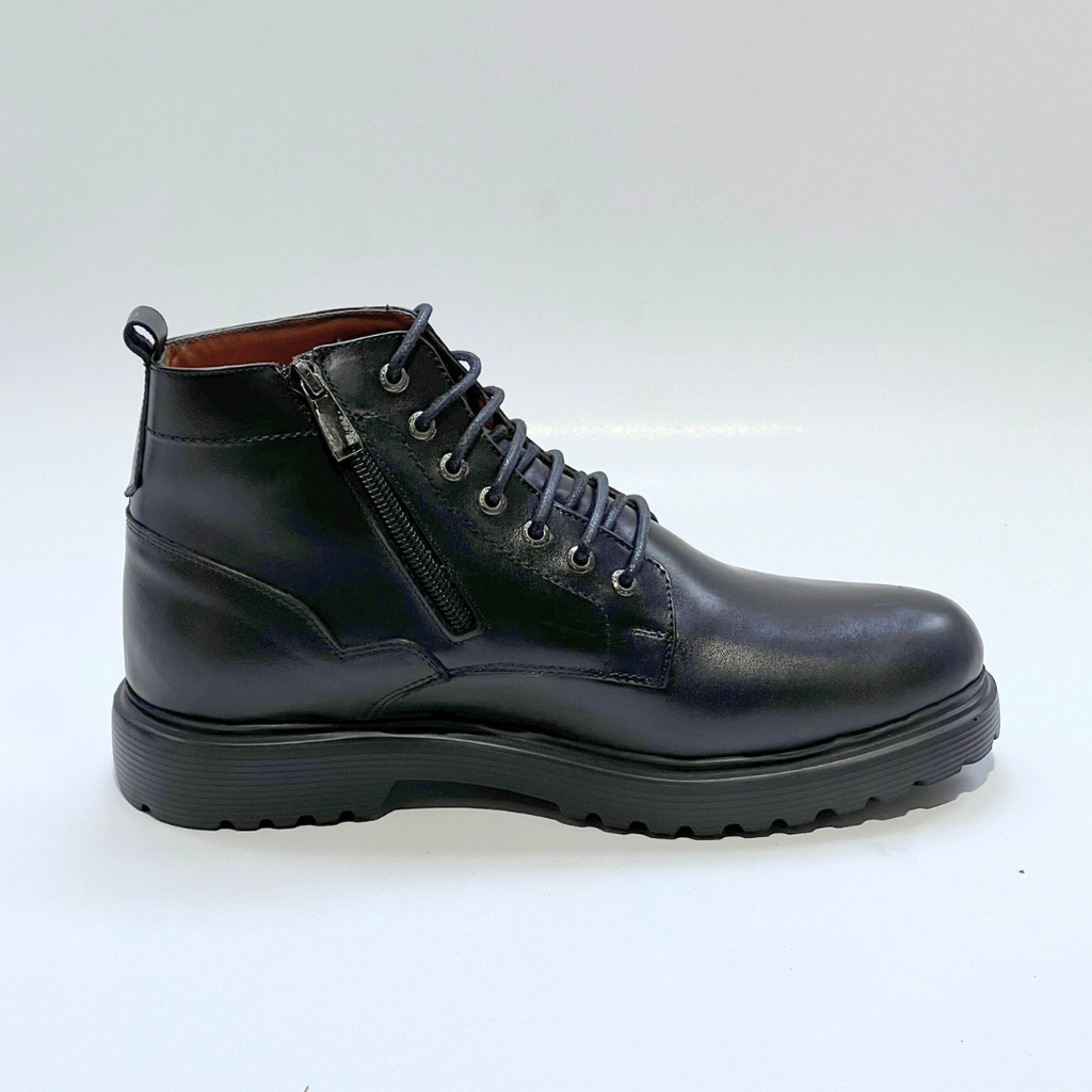 Bottine En Cuir 100% Gustavo 805 NOIR