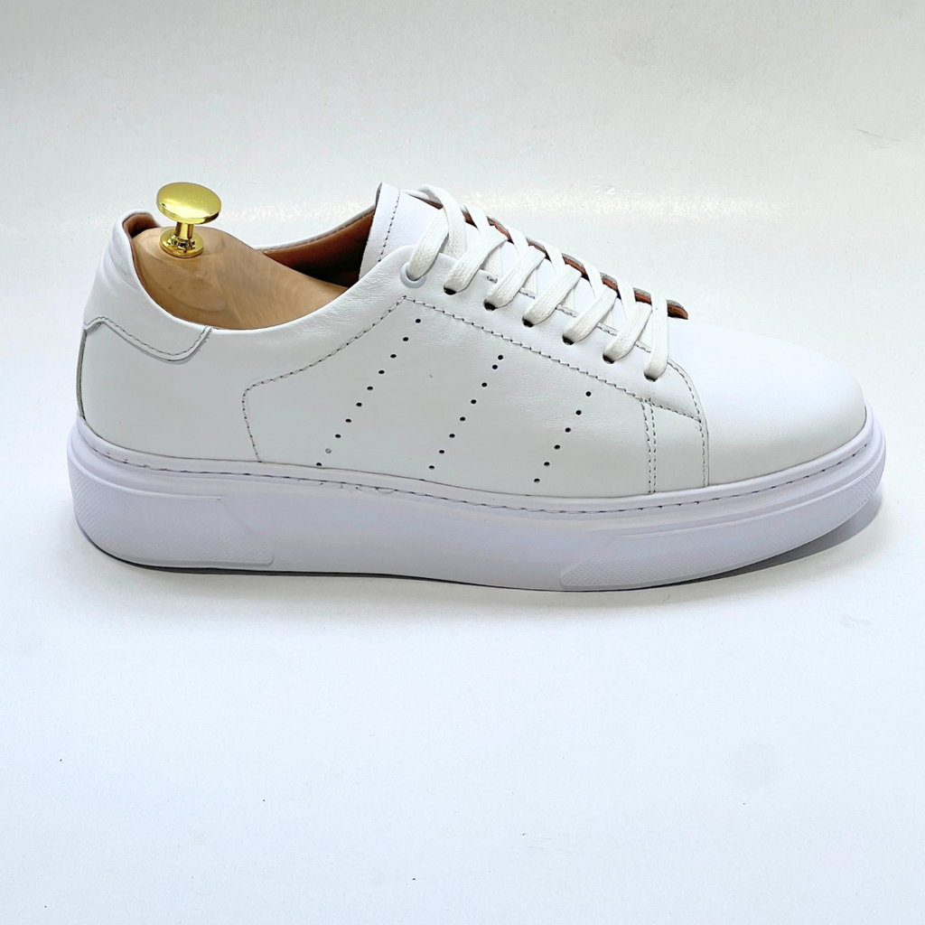 Willson Basket En Cuir 100% Médical BLANC REF 641