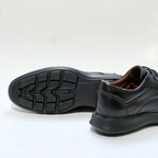 Chaussure Pour Homme Médical En Cuir 100% NOIR Ref 051