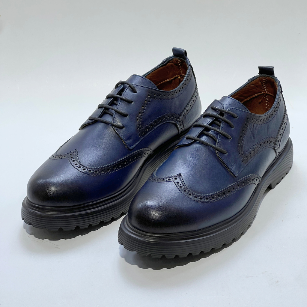 Chaussures Derby pour hommes Médical 100% cuir  REF 1001