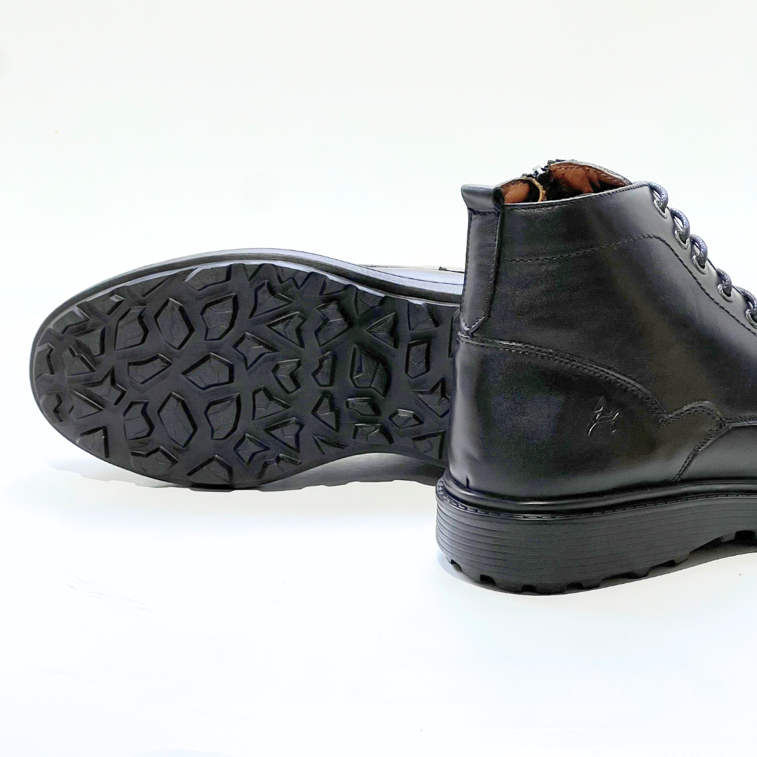 DRESS BOOT Médical 100% Cuir En NOIR Ref 805