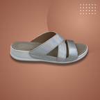 Sandale medicale Confort pour femme Z030 couleur ARGENTE