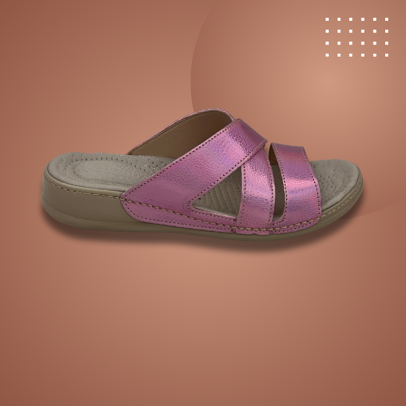 Sandale medicale Confort pour femme Z030 couleur ROSE