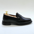 Mocassins Découpe 100% Cuir Médical En NOIR REF 332