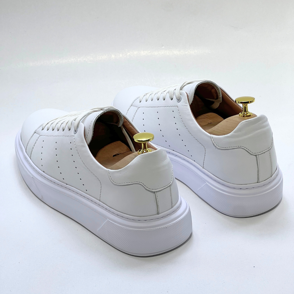 Willson Basket En Cuir 100% Médical BLANC REF 641