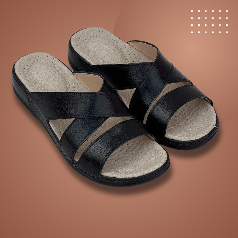 Sandale medicale Confort pour femme Z030 couleur NOIR