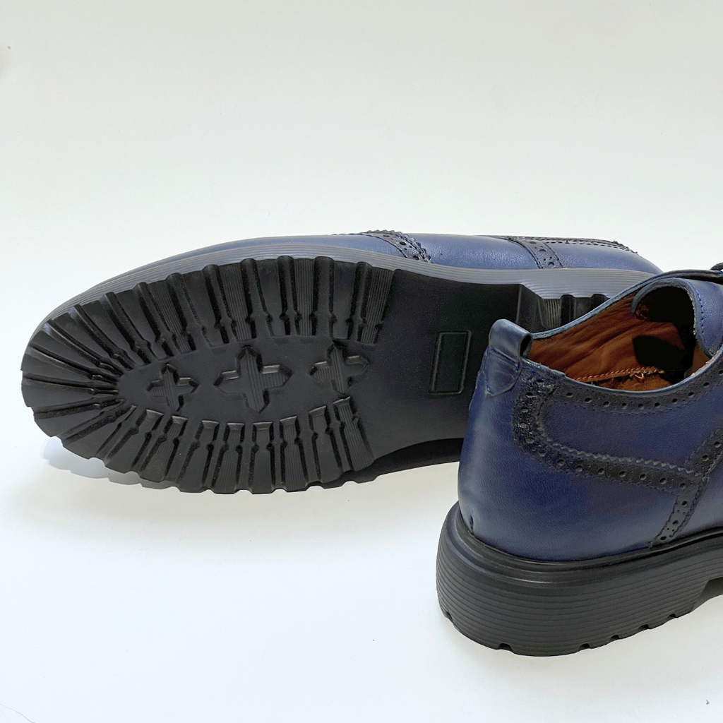 Chaussures Derby pour hommes Médical 100% cuir  REF 1001