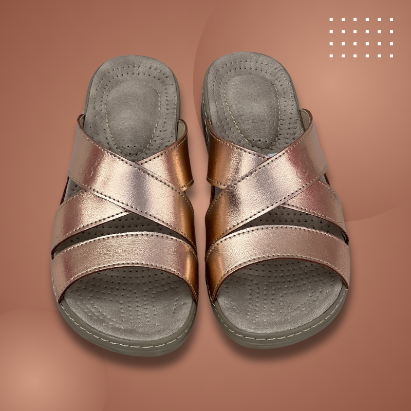 Sandale medicale Confort pour femme M030 couleur BRONZE