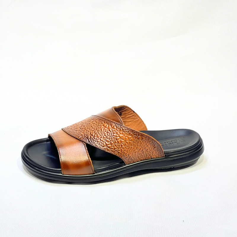 Tifano Sandales Pour Hommes 100% Cuir Médical TABA REF 214