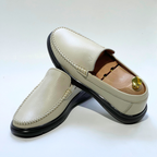 D'Urbano MOCASSIN EN CUIR Grainé 100% Médical  - BEIJ - REF 103