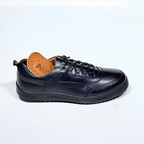 Basket Hommes 100% cuir NOIR réf 081