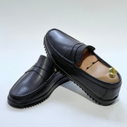 Mocassins en Cuir 100% Premium : Confort et Élégance pour Homme NOIR REF 106
