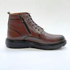 DRESS BOOT Médical 100% Cuir En Marron Ref 805