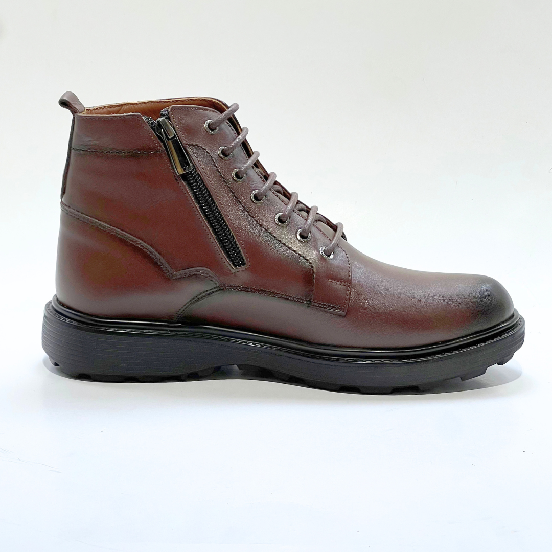DRESS BOOT Médical 100% Cuir En Marron Ref 805