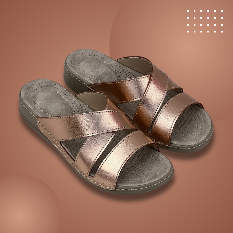 Sandale medicale Confort pour femme M030 couleur BRONZE