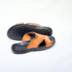 Tifano Sandales Pour Hommes 100% Cuir Médical TABA REF 214