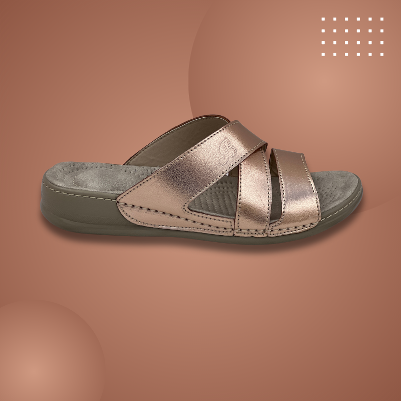 Sandale medicale Confort pour femme M030 couleur BRONZE