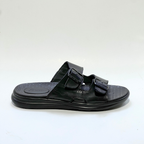 Léger – Sandales Hommes Médical 100% Cuir NOIR REF 211