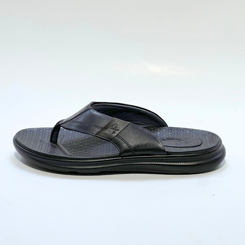 Sandal Homme Super Médical 100% Cuir NOIR REF 217