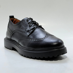 Chaussures Derby pour hommes Médical 100% cuir  REF 1001
