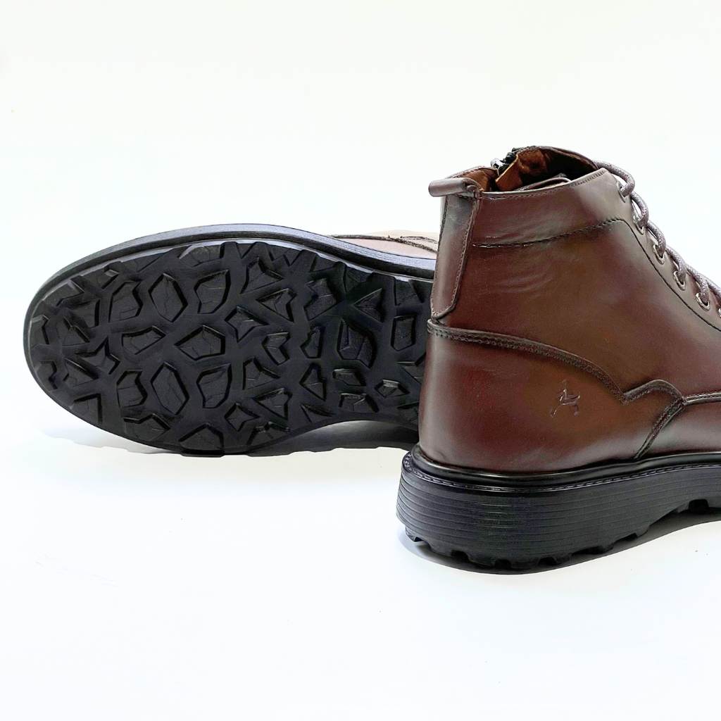 DRESS BOOT Médical 100% Cuir En Marron Ref 805