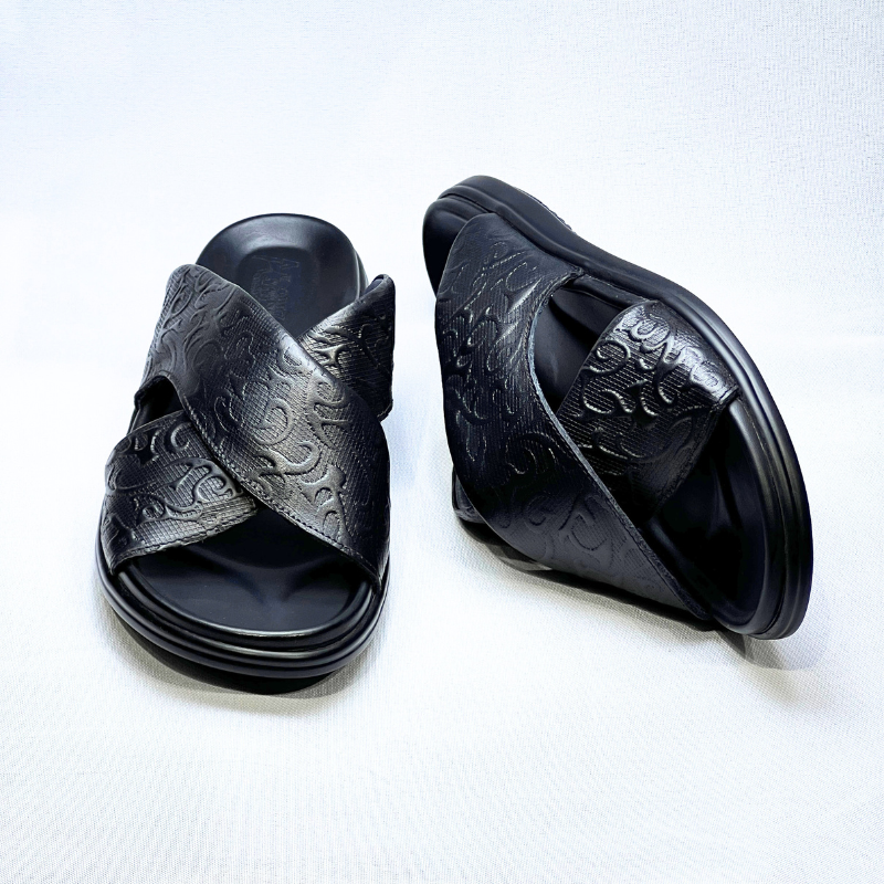 WILCOX - Sandales Homme En Cuir 100% Super Médical NOIR REF Z:212