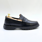 Mocassim Gravata Floater Ricardo Almeida Médical En Cuir 100% NOIR REF 1034