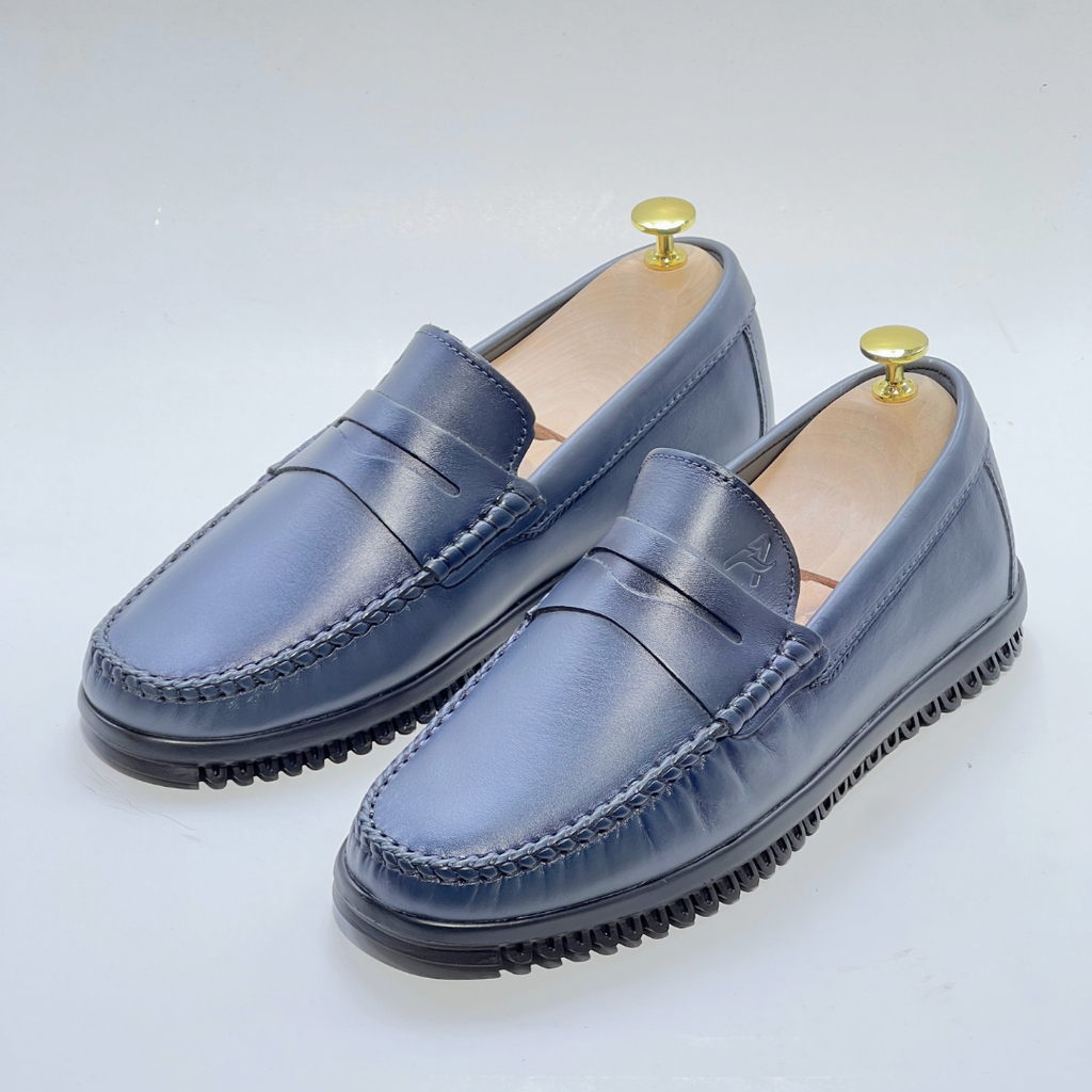 Mocassins en Cuir 100% Premium : Confort et Élégance pour Homme GRIS REF 106
