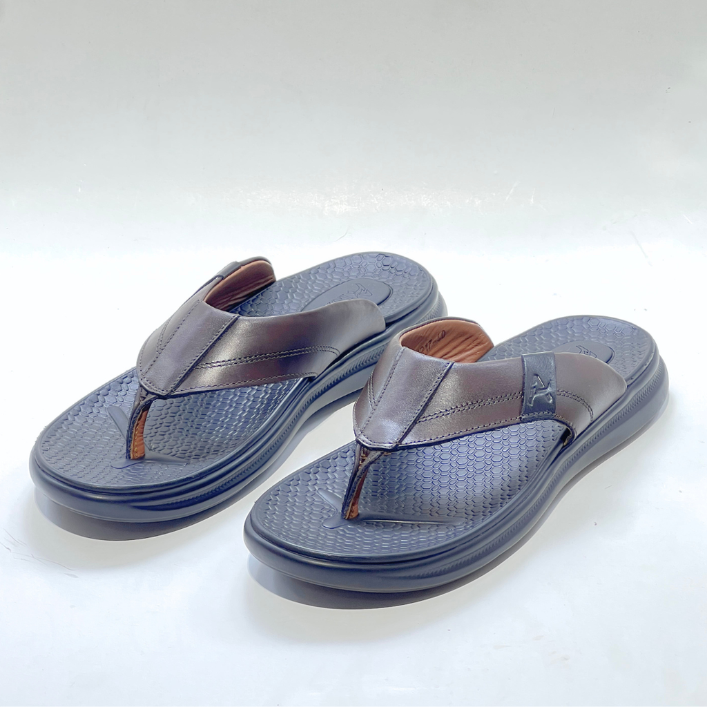Sandal Homme Super Médical 100% Cuir marron REF 217
