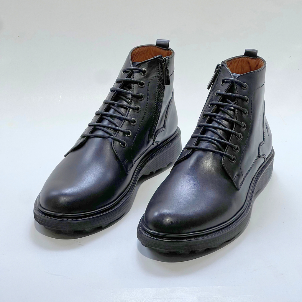 DRESS BOOT Médical 100% Cuir En NOIR Ref 805